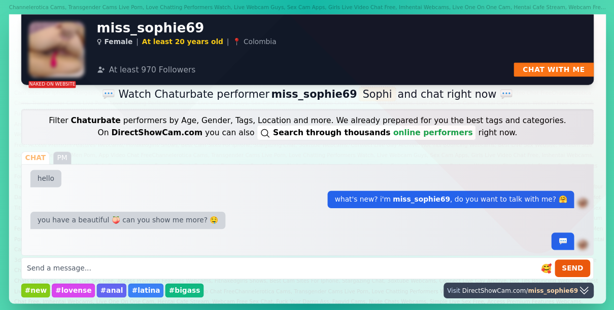 miss_sophie69 chaturbate live webcam chat