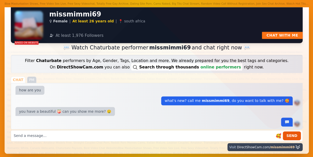 missmimmi69 chaturbate live webcam chat