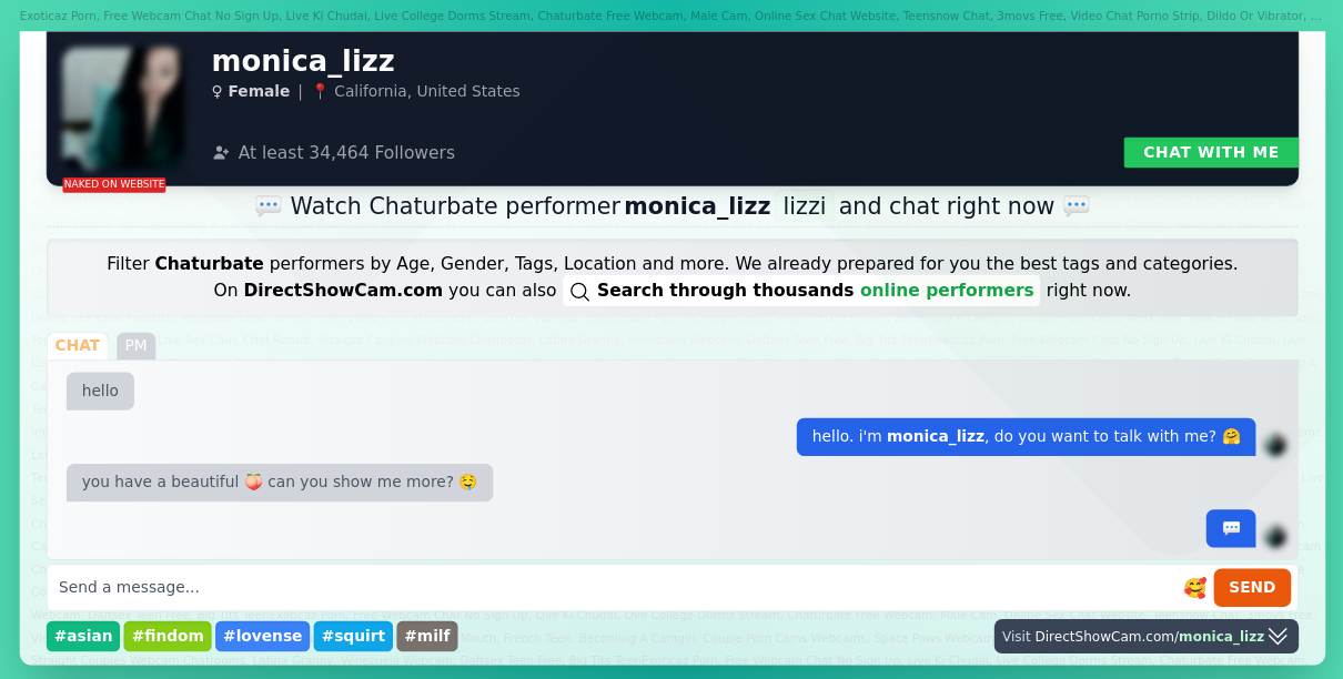 monica_lizz chaturbate live webcam chat
