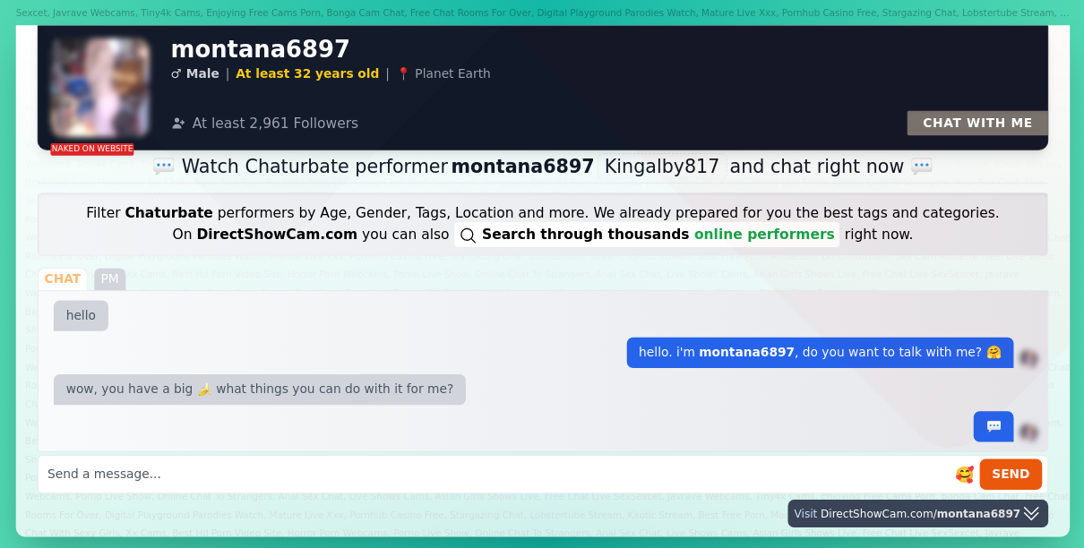 montana6897 chaturbate live webcam chat