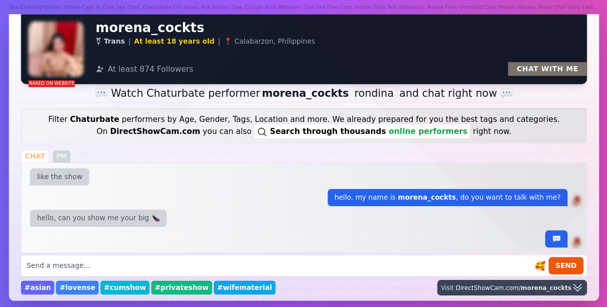 morena_cockts chaturbate live webcam chat