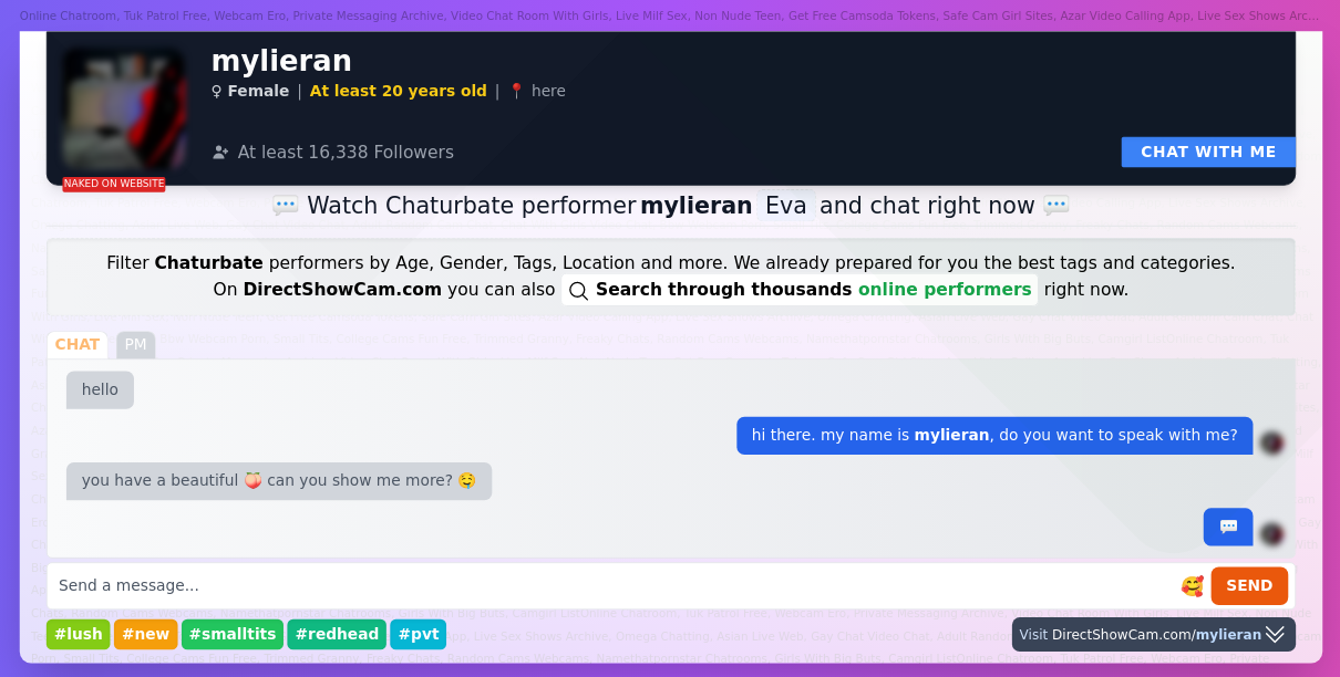 mylieran chaturbate live webcam chat