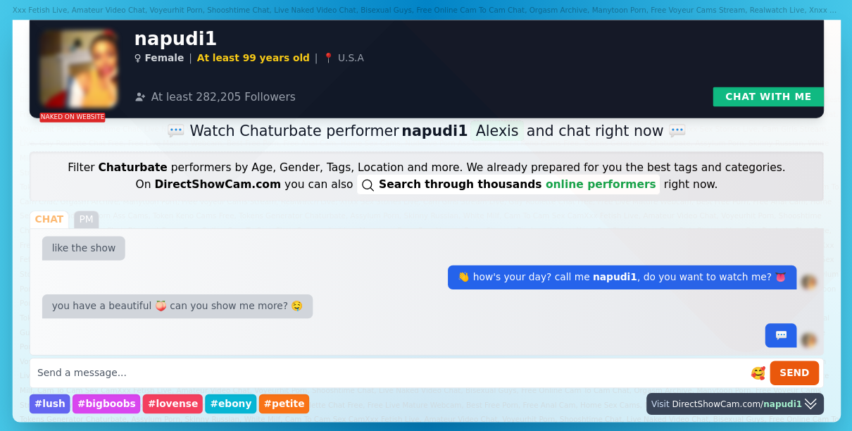 napudi1 chaturbate live webcam chat
