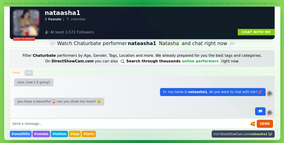 nataasha1 chaturbate live webcam chat