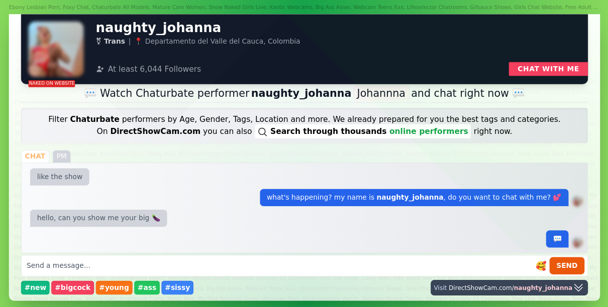 naughty_johanna chaturbate live webcam chat