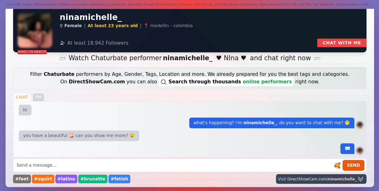 ninamichelle_ chaturbate live webcam chat