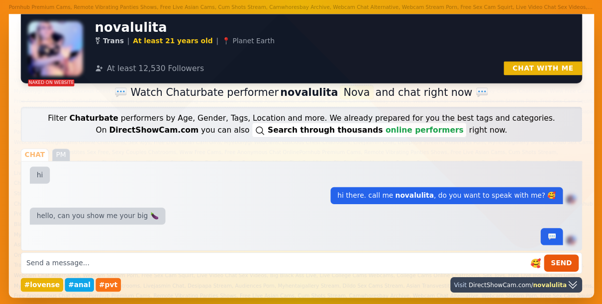 novalulita chaturbate live webcam chat