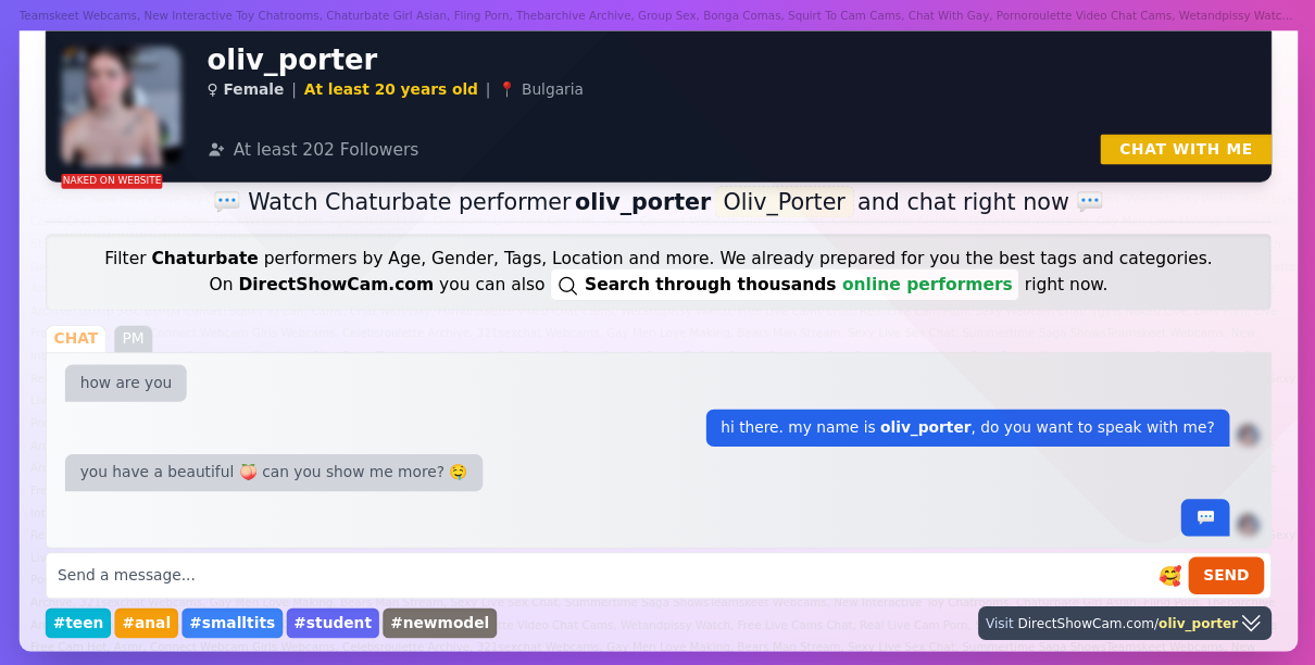 oliv_porter chaturbate live webcam chat
