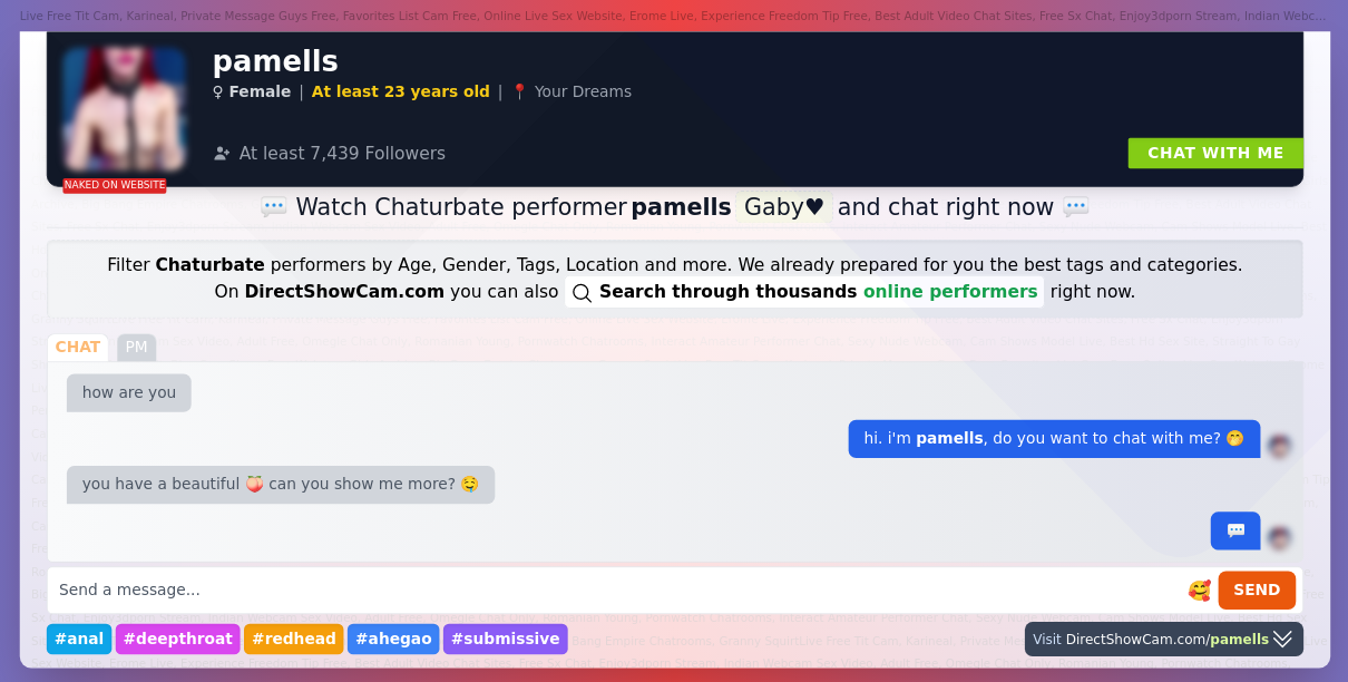 pamells chaturbate live webcam chat