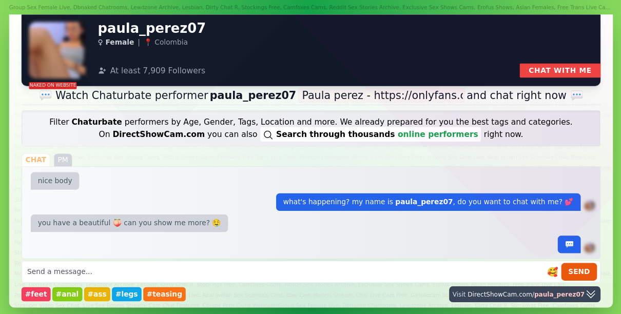 paula_perez07 chaturbate live webcam chat