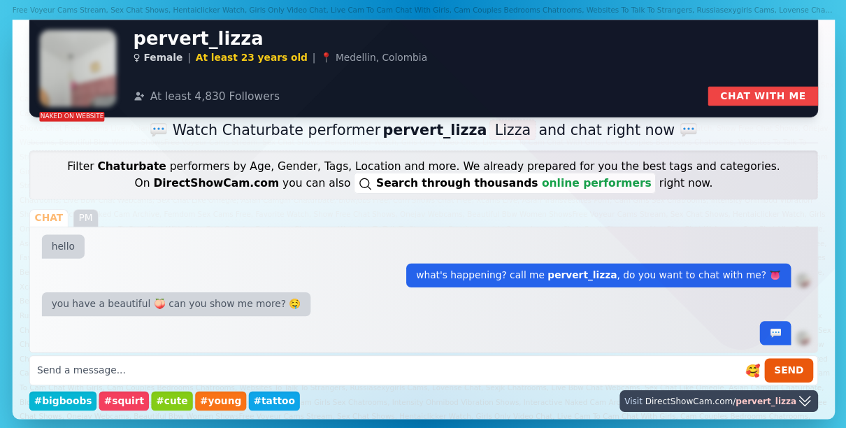 pervert_lizza chaturbate live webcam chat