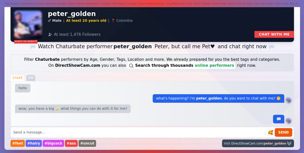 peter_golden chaturbate live webcam chat