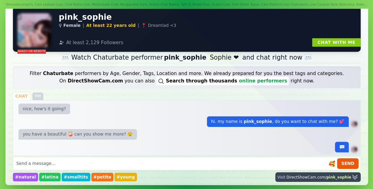 pink_sophie chaturbate live webcam chat