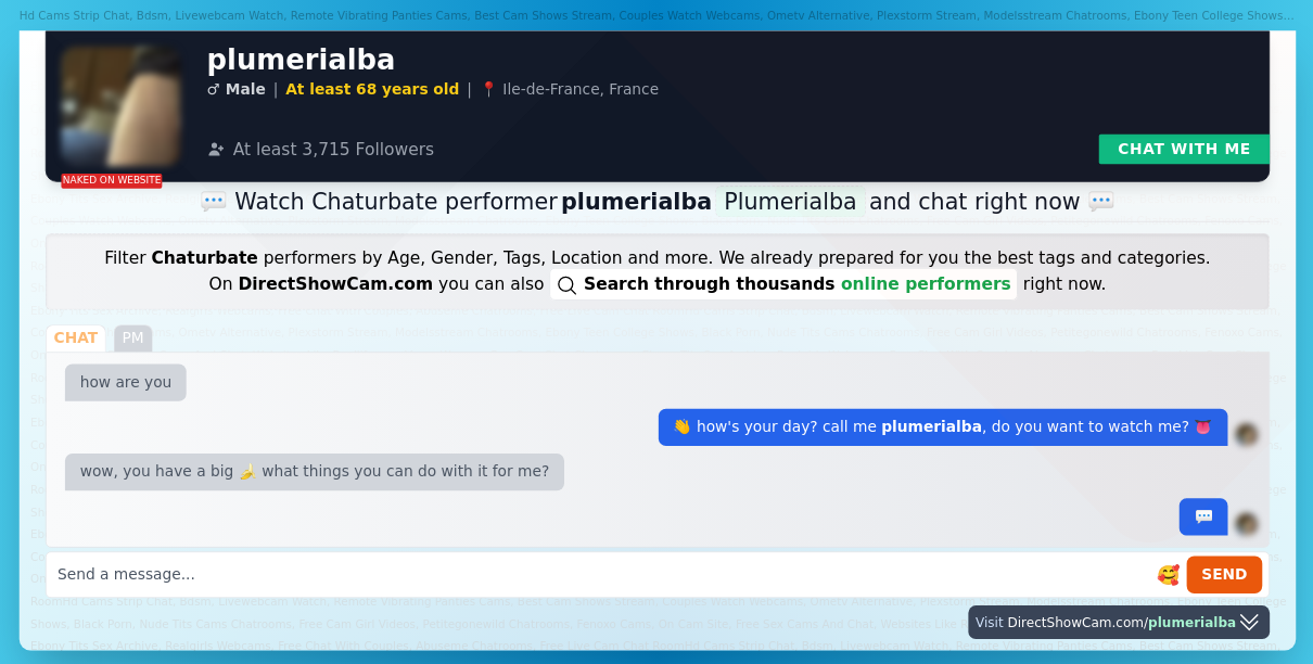 plumerialba chaturbate live webcam chat