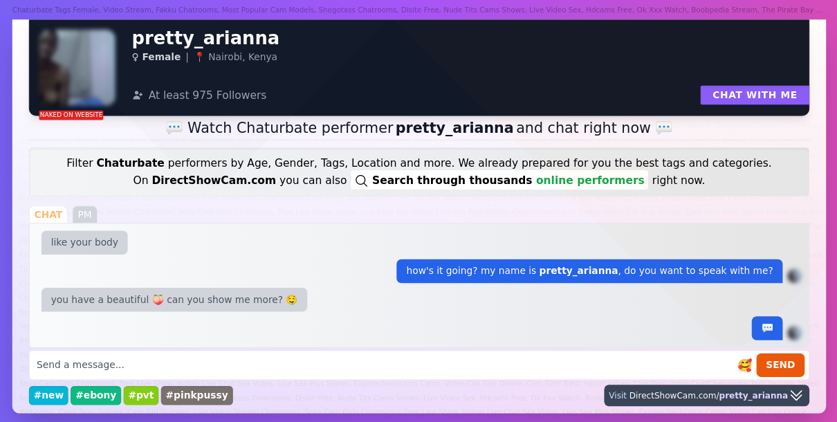 pretty_arianna chaturbate live webcam chat