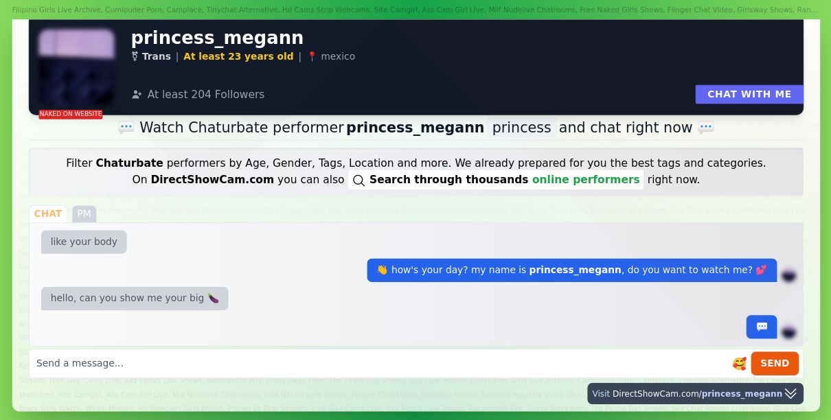 princess_megann chaturbate live webcam chat