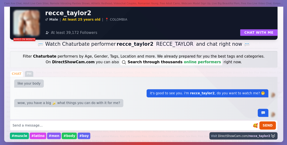 recce_taylor2 chaturbate live webcam chat