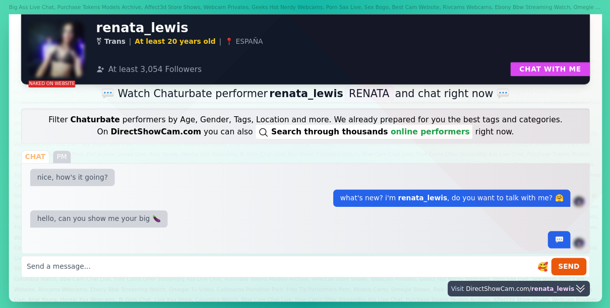 renata_lewis chaturbate live webcam chat