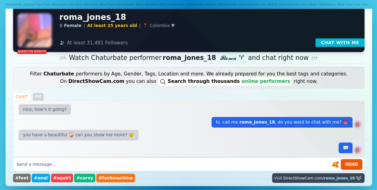 roma_jones_18 chaturbate live webcam chat