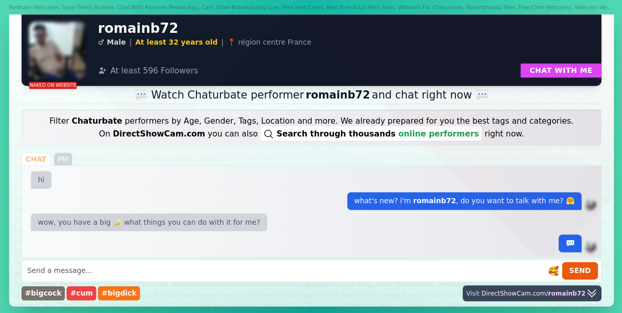 romainb72 chaturbate live webcam chat
