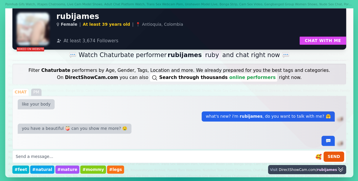 rubijames chaturbate live webcam chat