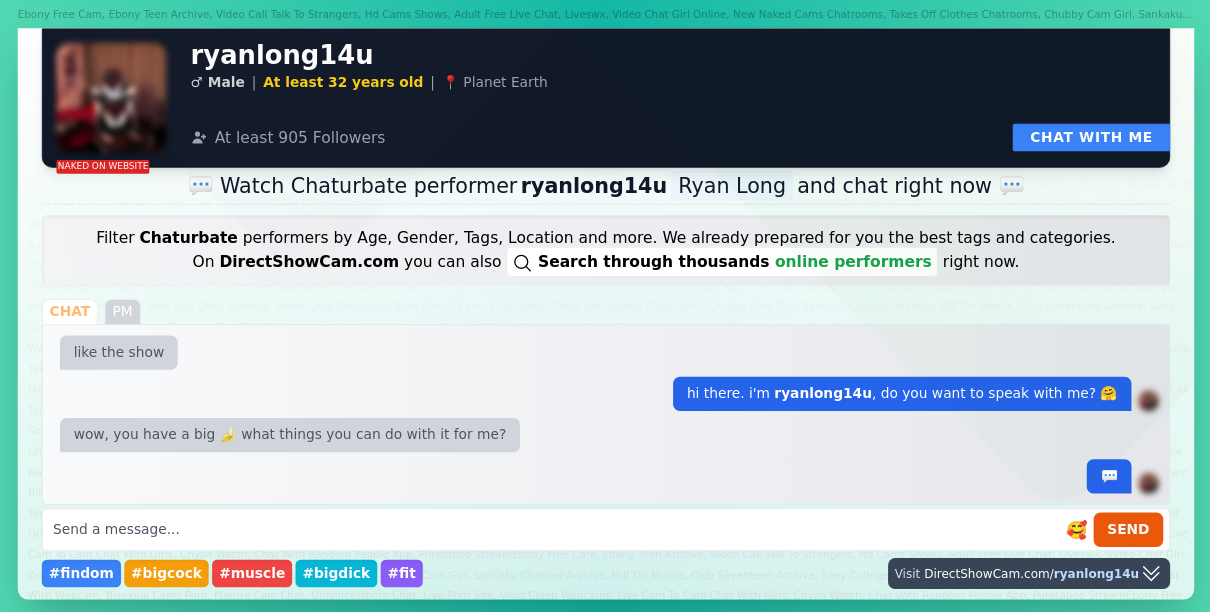 ryanlong14u chaturbate live webcam chat