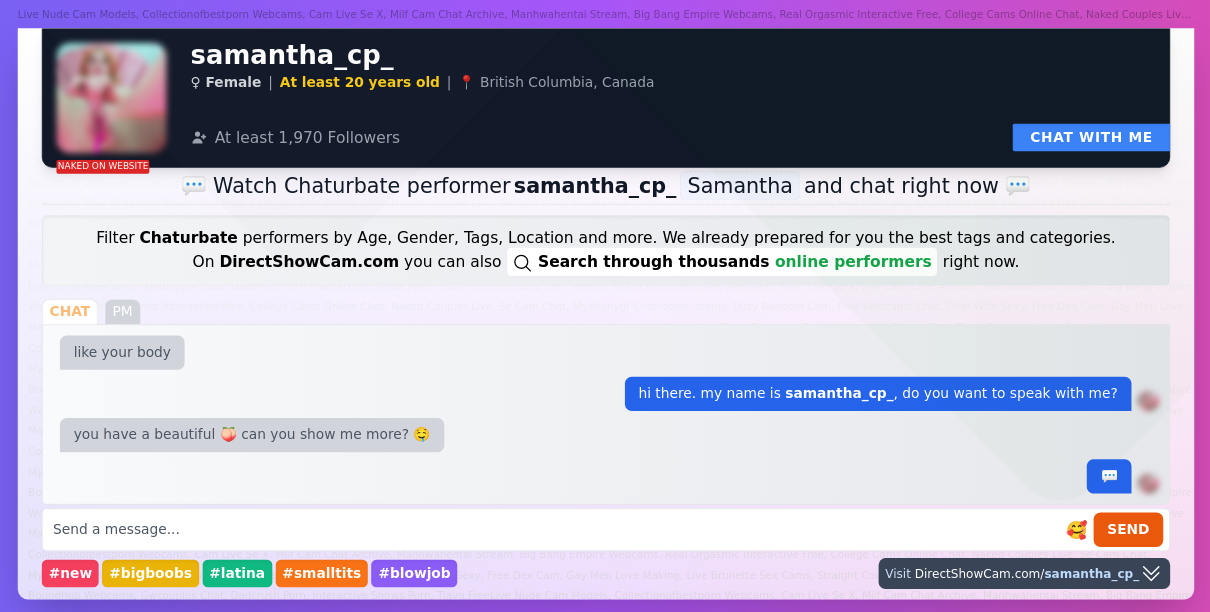 samantha_cp_ chaturbate live webcam chat