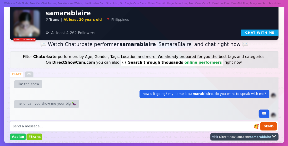 samarablaire chaturbate live webcam chat