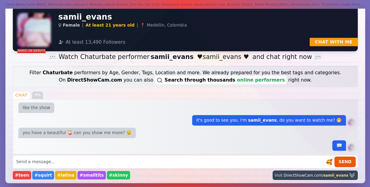 samii_evans chaturbate live webcam chat