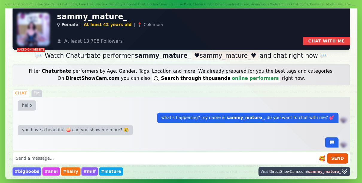 sammy_mature_ chaturbate live webcam chat