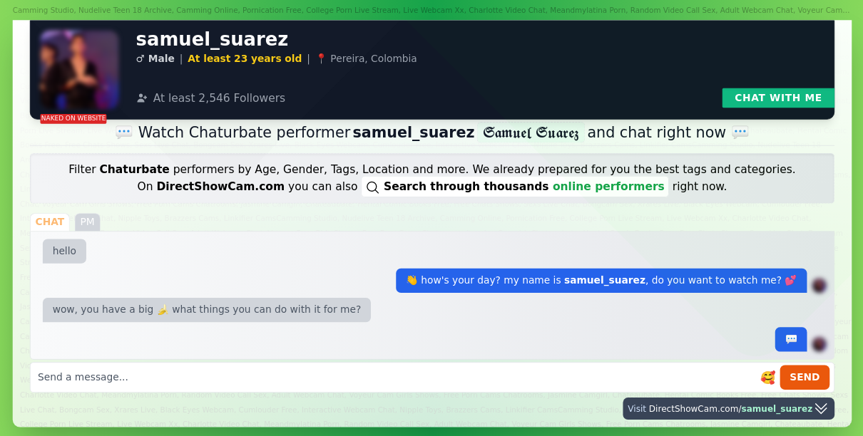 samuel_suarez chaturbate live webcam chat