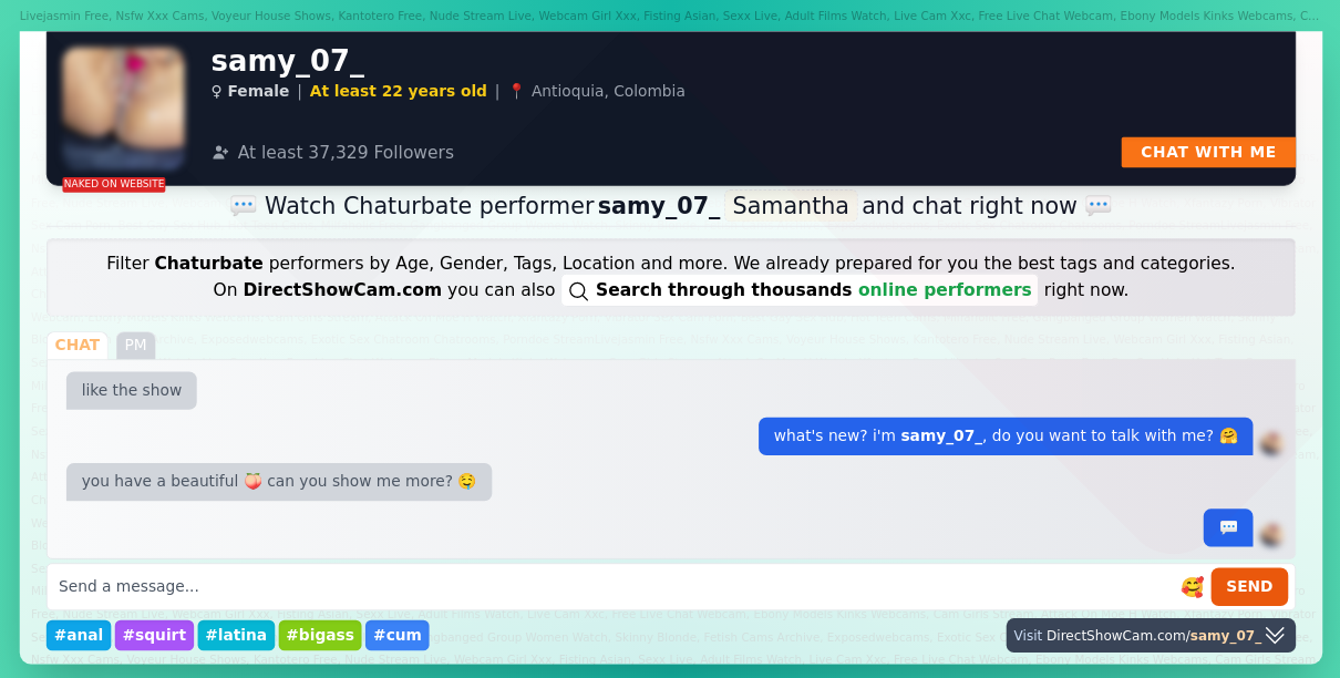 samy_07_ chaturbate live webcam chat