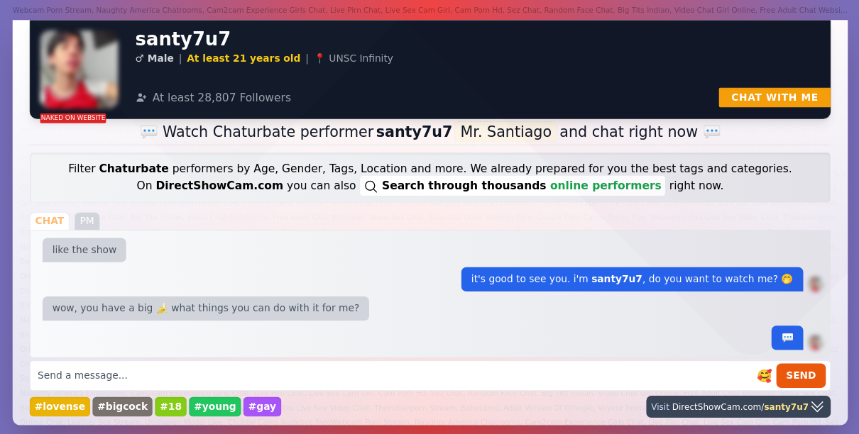 santy7u7 chaturbate live webcam chat