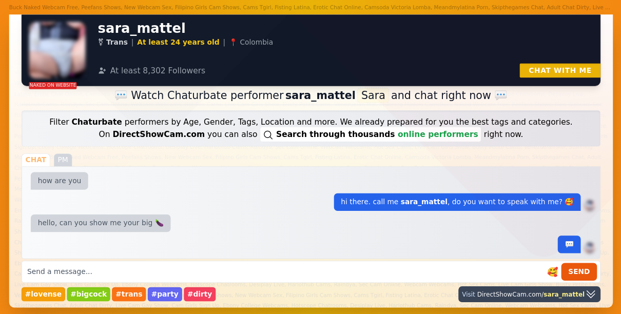 sara_mattel chaturbate live webcam chat