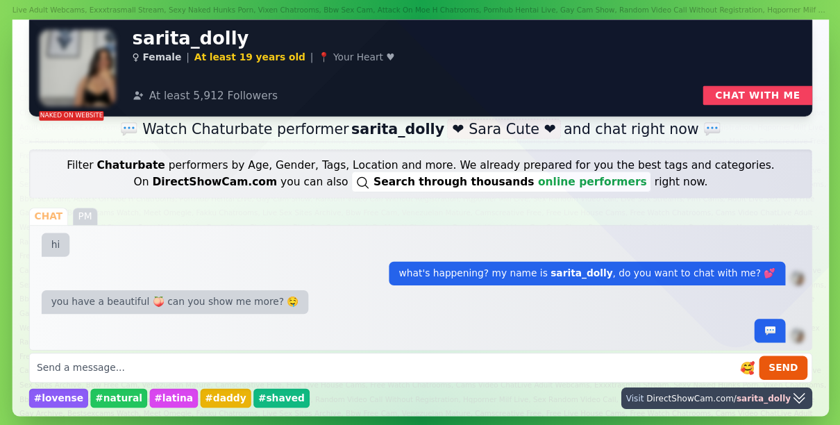 sarita_dolly chaturbate live webcam chat