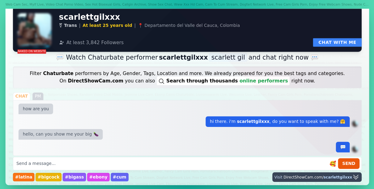 scarlettgilxxx chaturbate live webcam chat