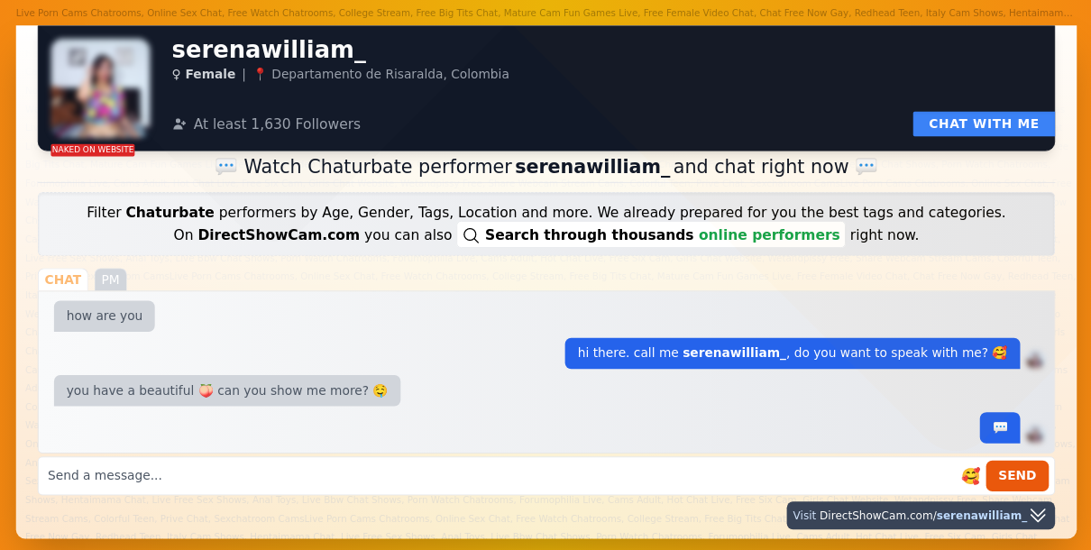 serenawilliam_ chaturbate live webcam chat