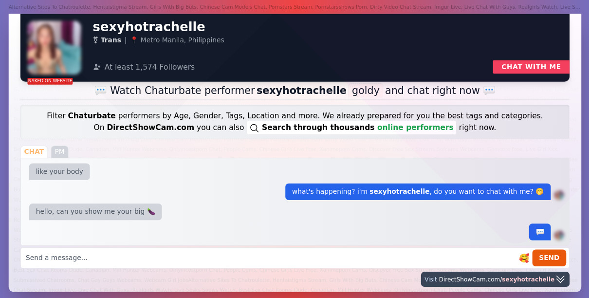 sexyhotrachelle chaturbate live webcam chat