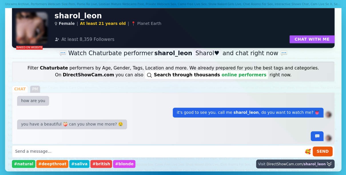 sharol_leon chaturbate live webcam chat