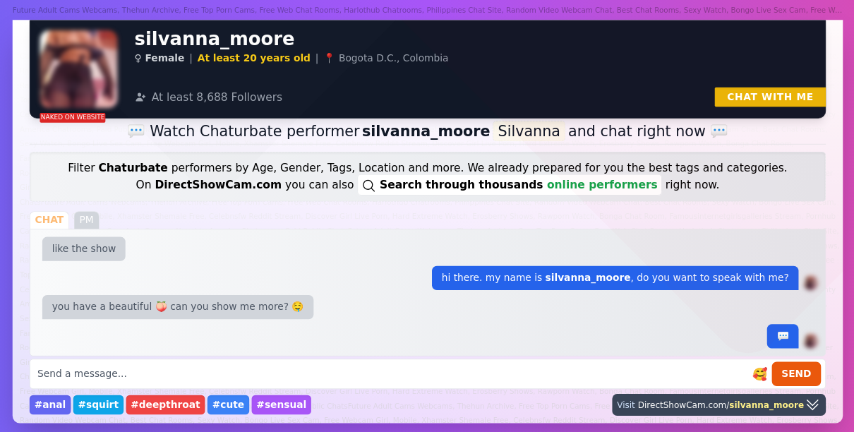 silvanna_moore chaturbate live webcam chat
