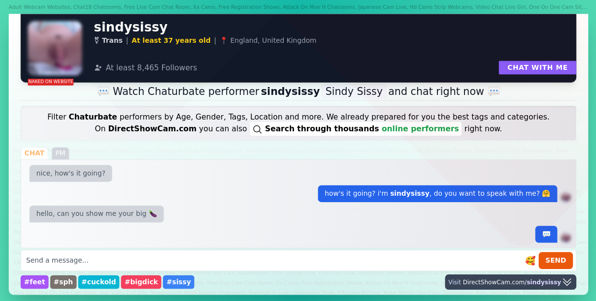 sindysissy chaturbate live webcam chat