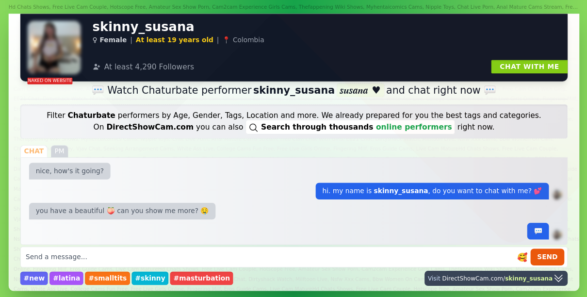 skinny_susana chaturbate live webcam chat