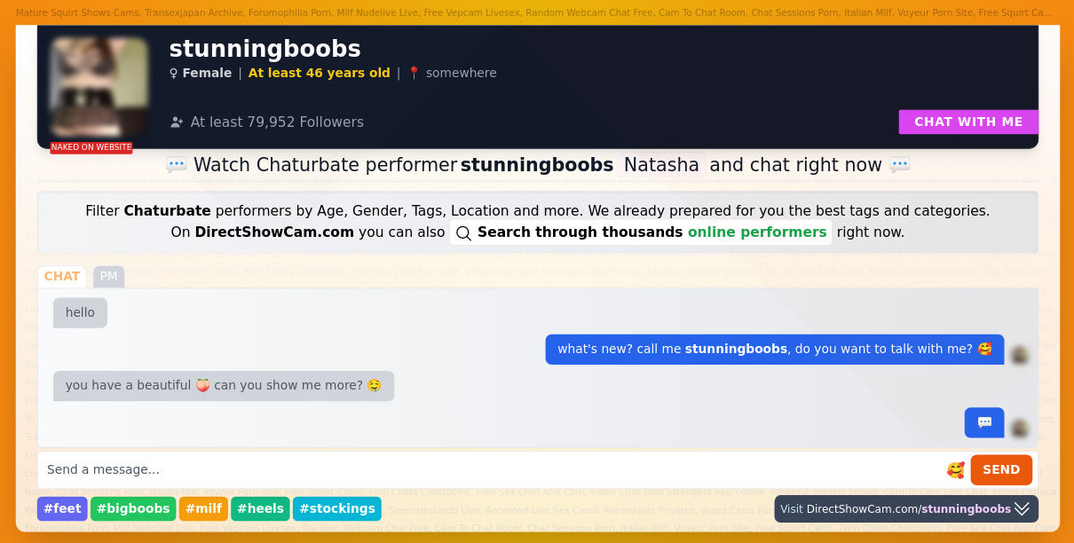 stunningboobs chaturbate live webcam chat