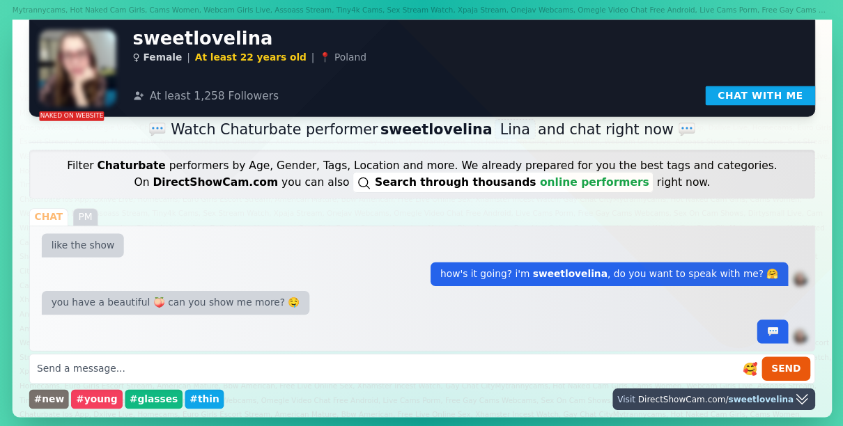 sweetlovelina chaturbate live webcam chat