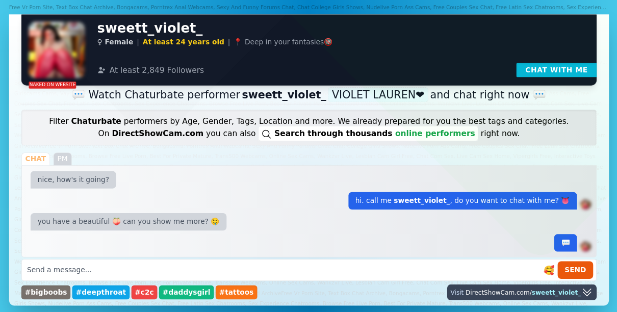 sweett_violet_ chaturbate live webcam chat