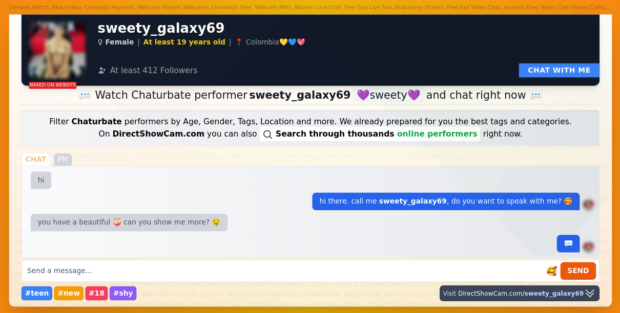 sweety_galaxy69 chaturbate live webcam chat