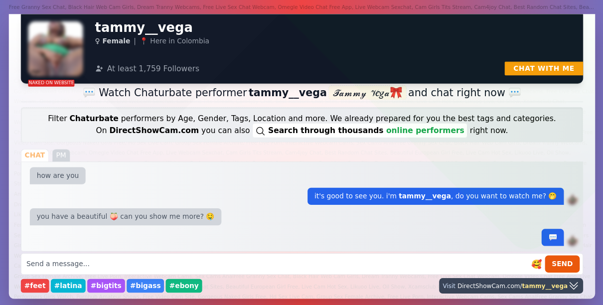 tammy__vega chaturbate live webcam chat