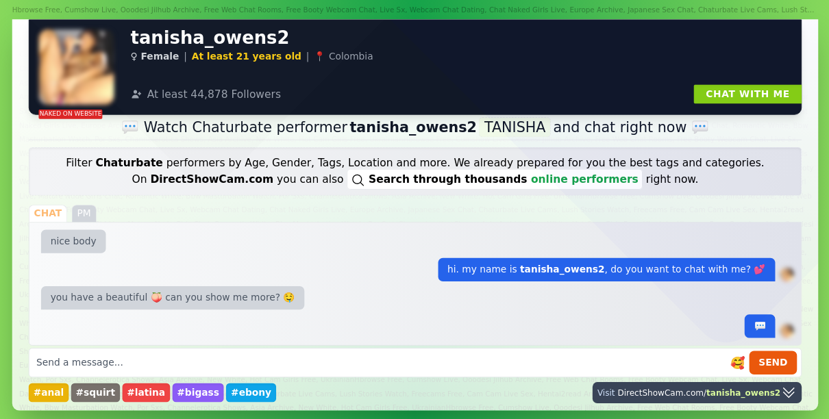 tanisha_owens2 chaturbate live webcam chat