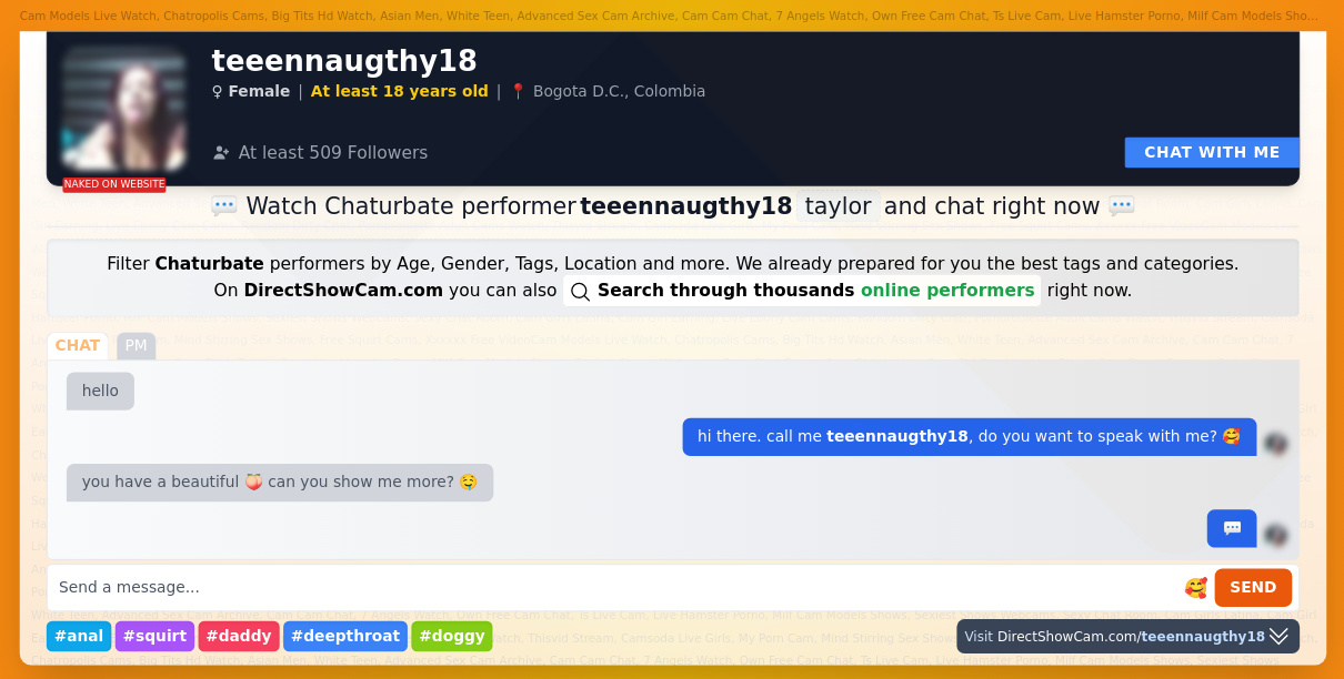 teeennaugthy18 chaturbate live webcam chat