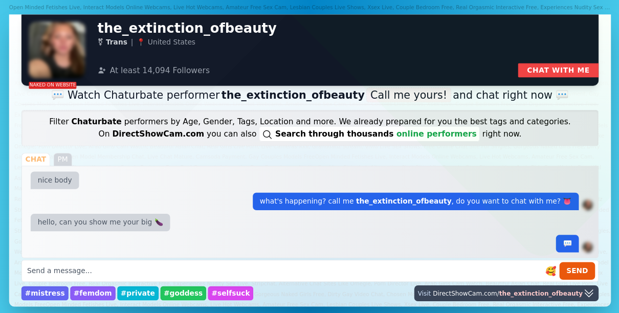 the_extinction_ofbeauty chaturbate live webcam chat